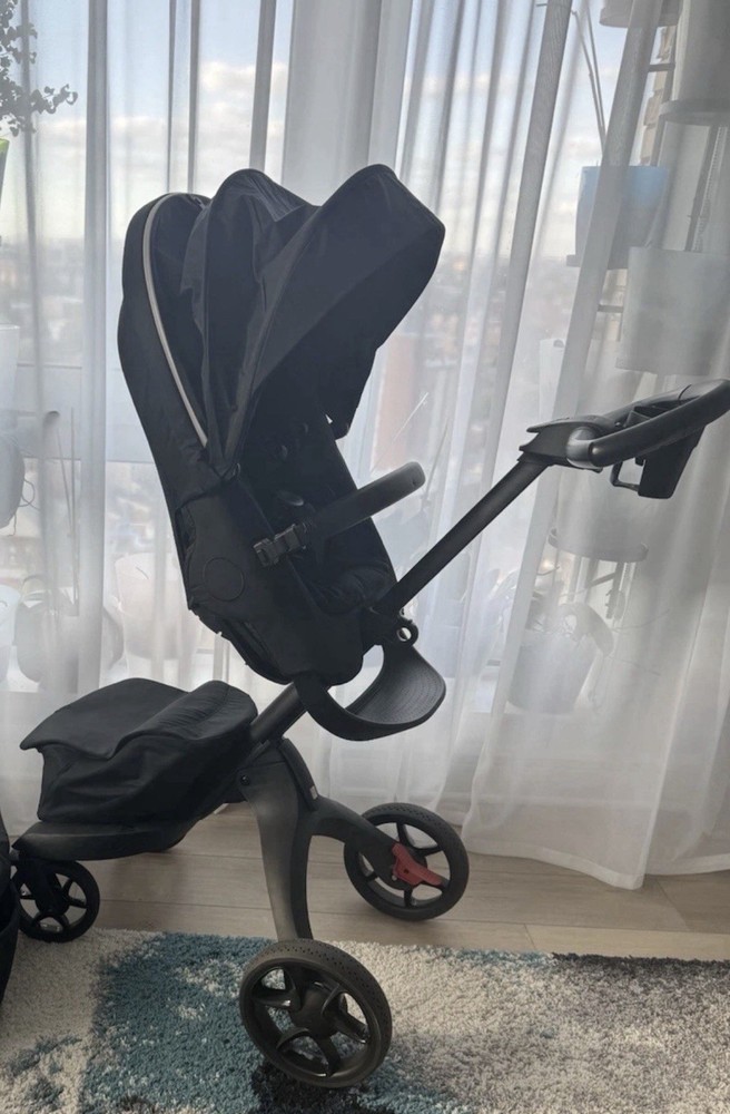 Stokke Xplory Black Modern Stroller Seat