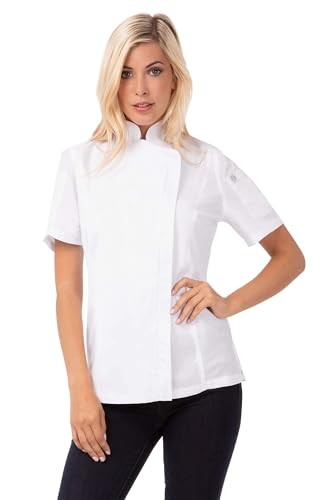 Women's Springfield Chef Coat Small White