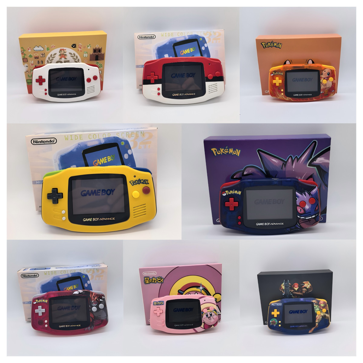 Nintendo Game Boy Advance Console with Backlit Screen IPS V5 Region Free From