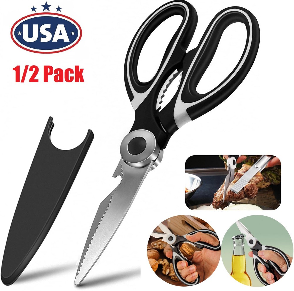 Heavy Duty Kitchen Scissors Premium Sharp Kitchen Shears for Food, Fish, Bones