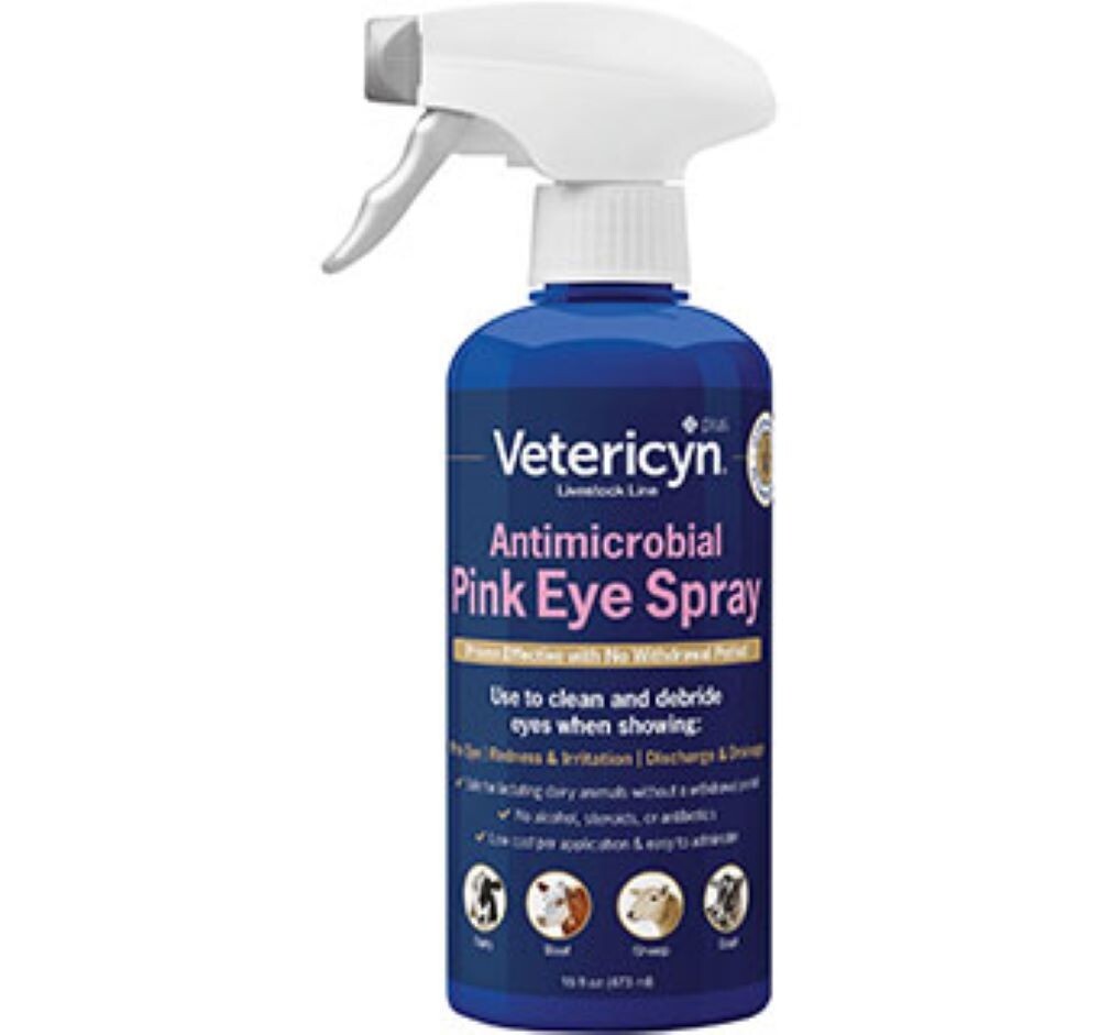 Vetericyn Pink Eye Spray 16oz. Irritated Eyes