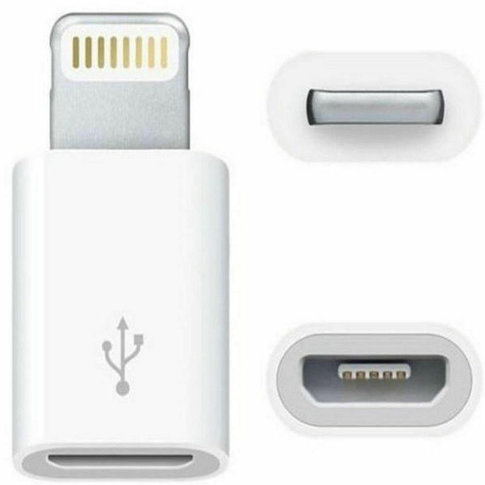 Micro USB To 8Pin iPhone Cable Adapter Android To iPhone iPads Converter LOT