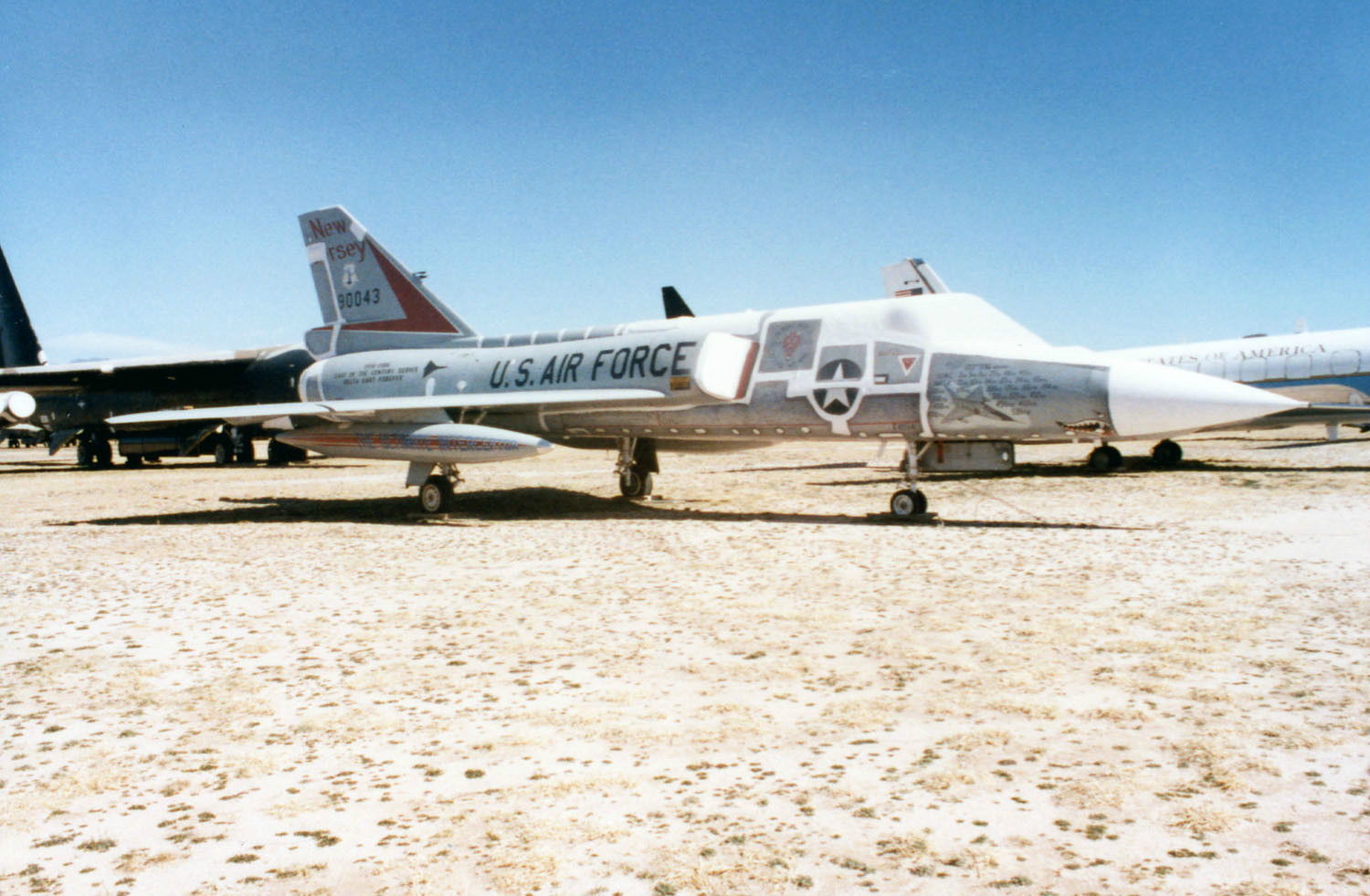 USAF Convair F-106 Delta Dart Fighter Interceptor Patch Cold War Century