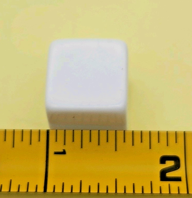 ETA HAND2MIND 2 Blank white dice with 50 writable labels (2 SETS) -20 extra dice