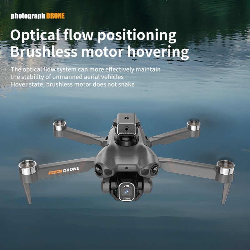 CS-25 Brushless Fold Drone, 360° Obstacle Avoidance RC Drone with Headless Mode