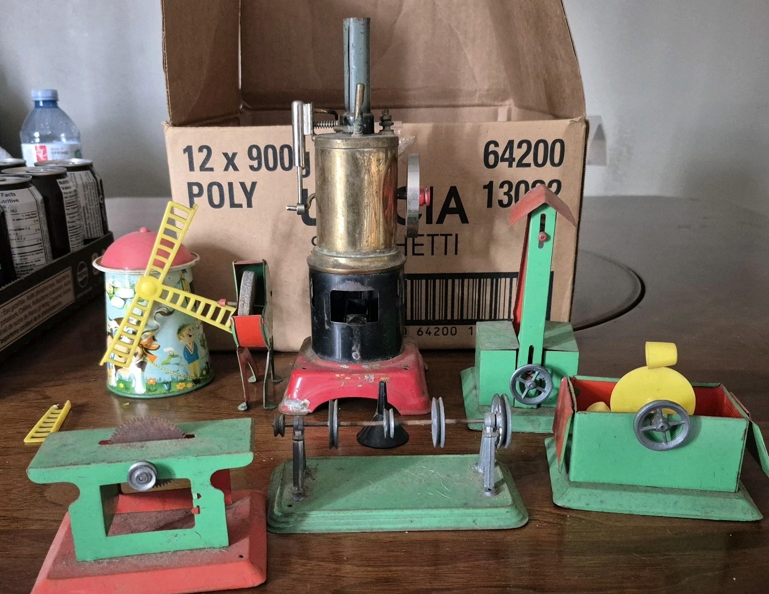 Vintage Fleischmann 105-1 Vertical Live Steam Engine Western Lot Gremany