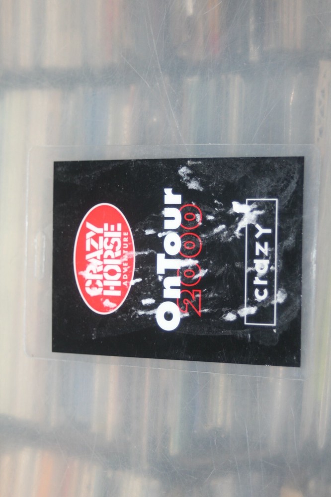 Crazy Horse Adventure - Laminated Backstage Pass -FREE SHIPPING -