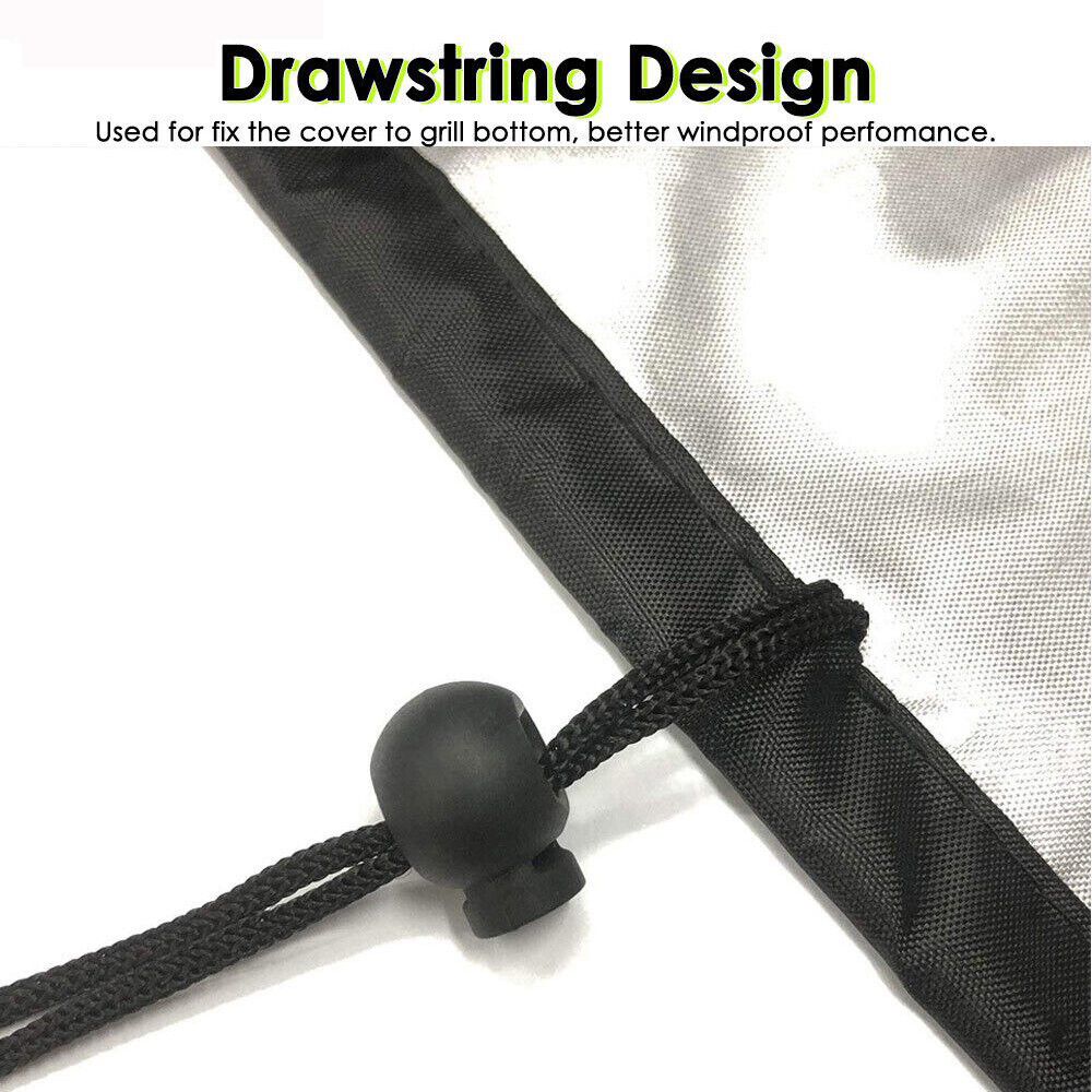 Heavy Duty BBQ Grill Cover Waterproof UV & Fade Resistant Gas Grill Protector