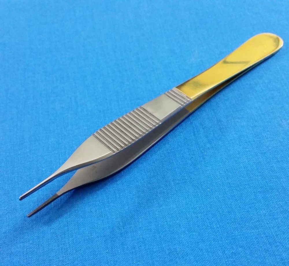 T/C ADSON DRESSING MICRO SURGERY FORCEPS 4.75" SERRATed TUNGSTEN CARBIDE INSERTS
