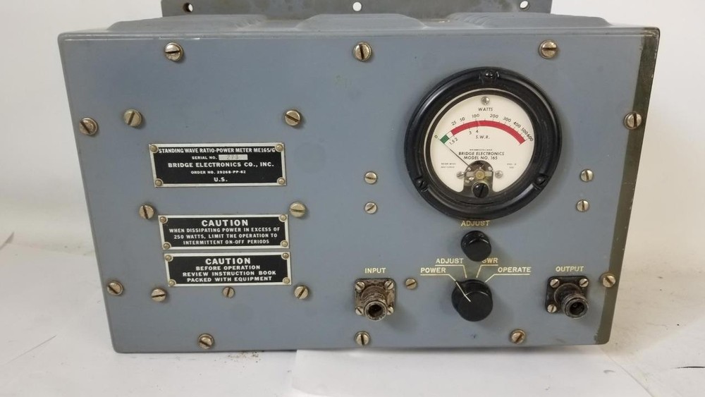 Bridge Electronics SWR Power Meter SER#273