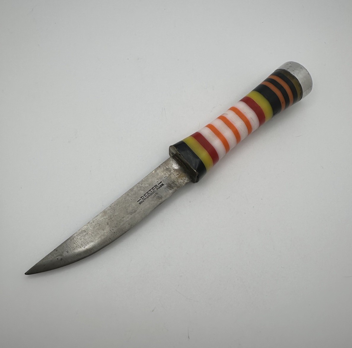 Vintage Dexter Southbridge, MA USA Fixed Blade Knife Henry Harrington Nice