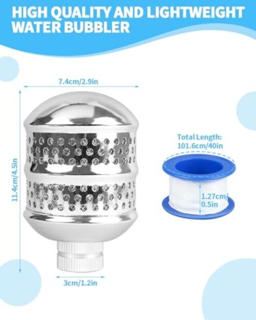 Bubbler Sprinkler Head, 3/4 Inch Internal Thread Rustproof Aluminum Diffuser 1