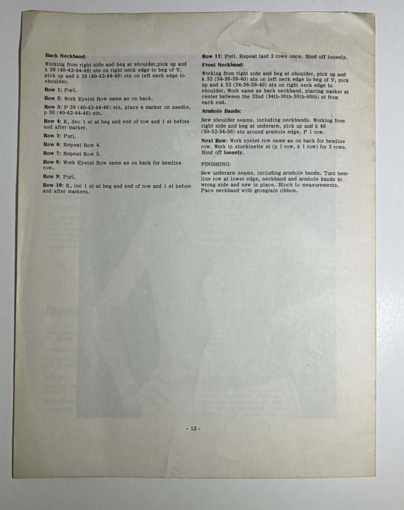 Vintage Good Housekeeping Summer Knitting Pattern Book 1966