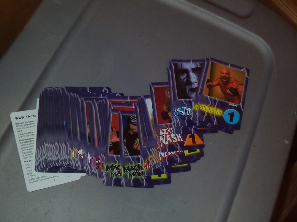 WCW THUNDER CARD GAME DECK 54 CARD DECK