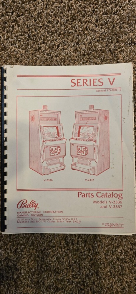 Slot machine test set for electrical operations