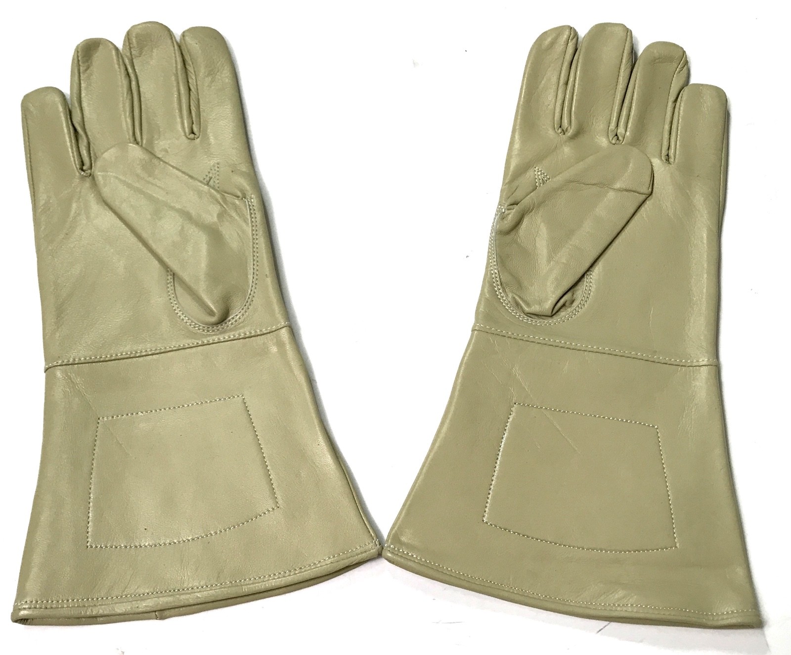 INDIAN WARS US UNION M1876 CAVALRY LEATHER RIDING GAUNTLETS GLOVES-LARGE