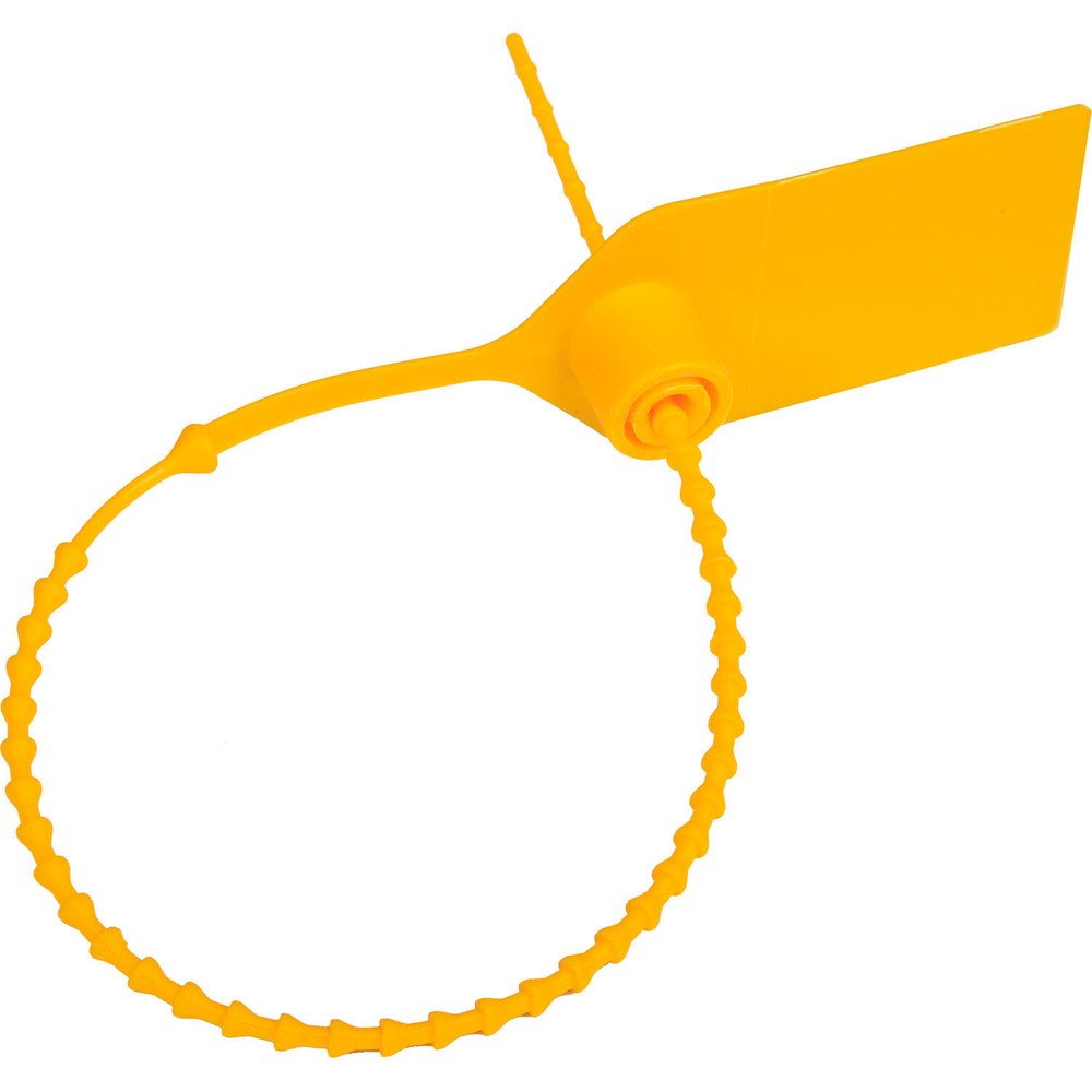 Adjustable Extinguisher Tamper Seal 9"L Yellow 100/Pack