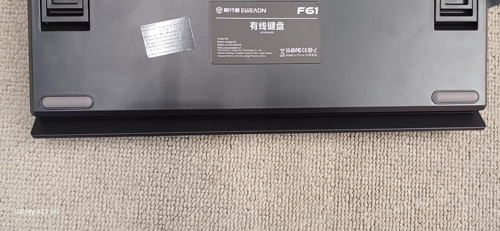 Gaming Keyboard Model F61 EWEADN