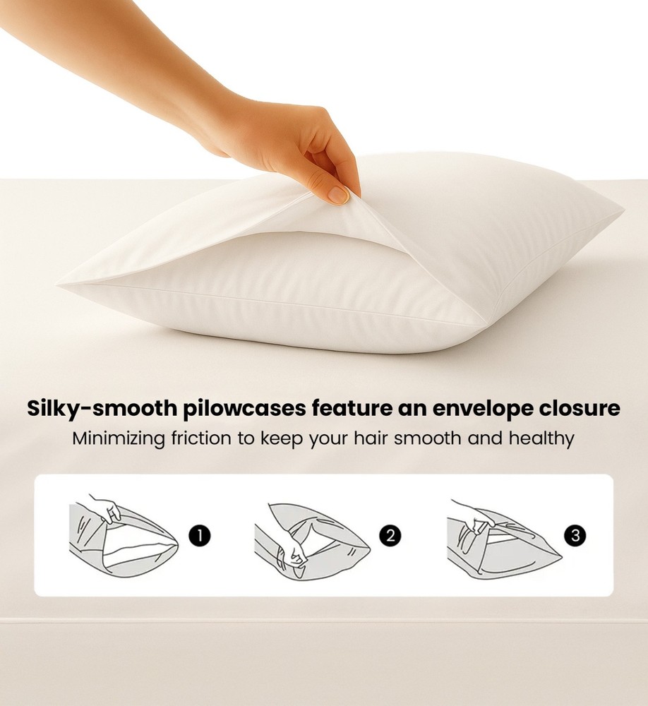 Bed Sheet Set 6 Piece - Soft, Breathable, & Deep Pocket. Bamboo Sheet Set