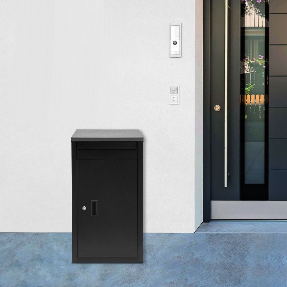 Parcel Drop Box Package Delivery Case Large Envelopes Mail Boxes with Key Lock