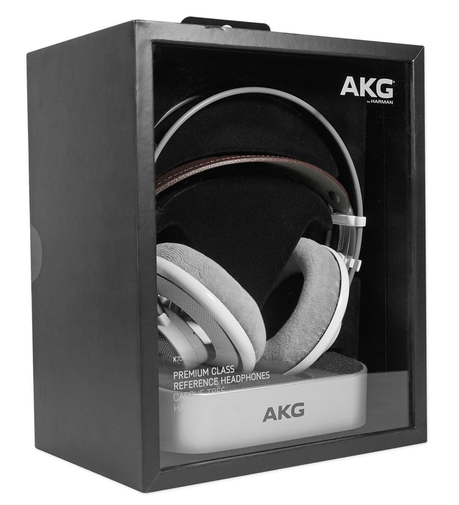 AKG K701 Premium Open-Back Studio Reference Headphones+Samson Recording Mic
