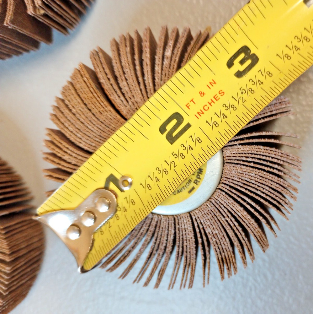Merit High Performance Quick-Change Mini Grind-O-Flex Abrasive Flap Wheel