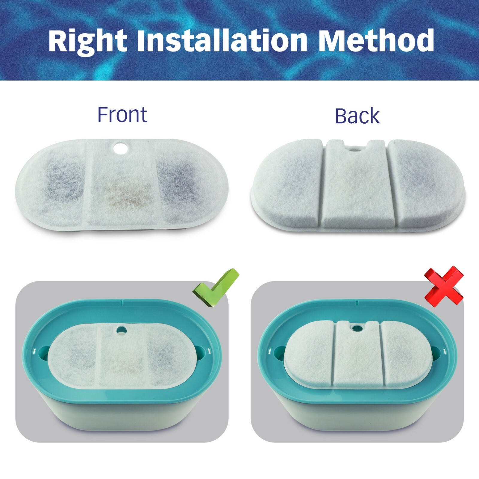 PET STANDARD Water Filters For PETLIBRO® BPA-Free Capsule, 12 Pack