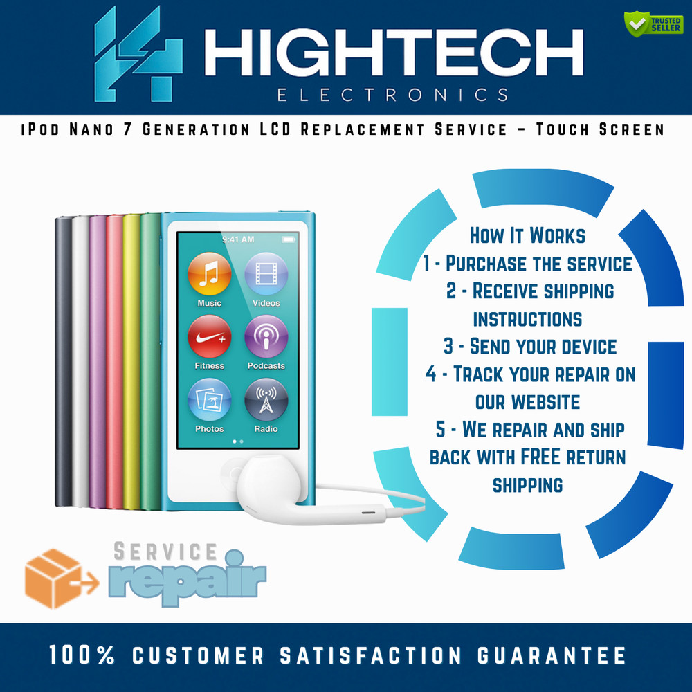 iPod Nano7th Generation LCD Replacement Service – Touch Screen