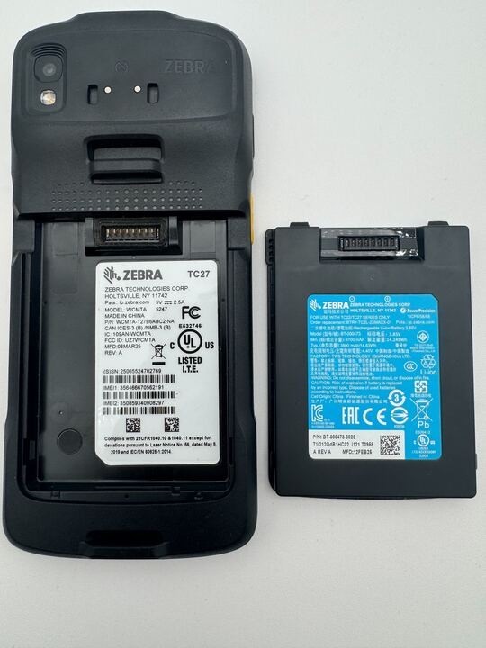 Zebra TC27 Mobile Computer Handheld Scanner Android Wireless WCMTA-T27B6ABC2-NA
