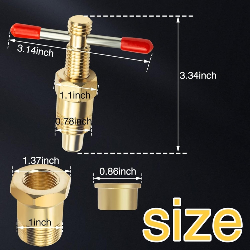 Olive Ring Removal Tool Compression Valve Removal Tool for Copper Olive Puller w