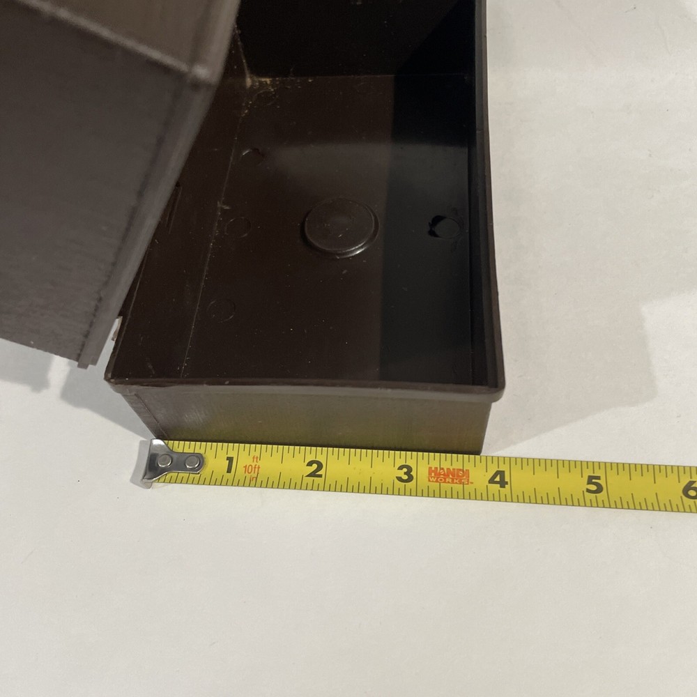 Old Vintage CRAFTSMAN Router&Drill Bits Storage Box ONLY BOX