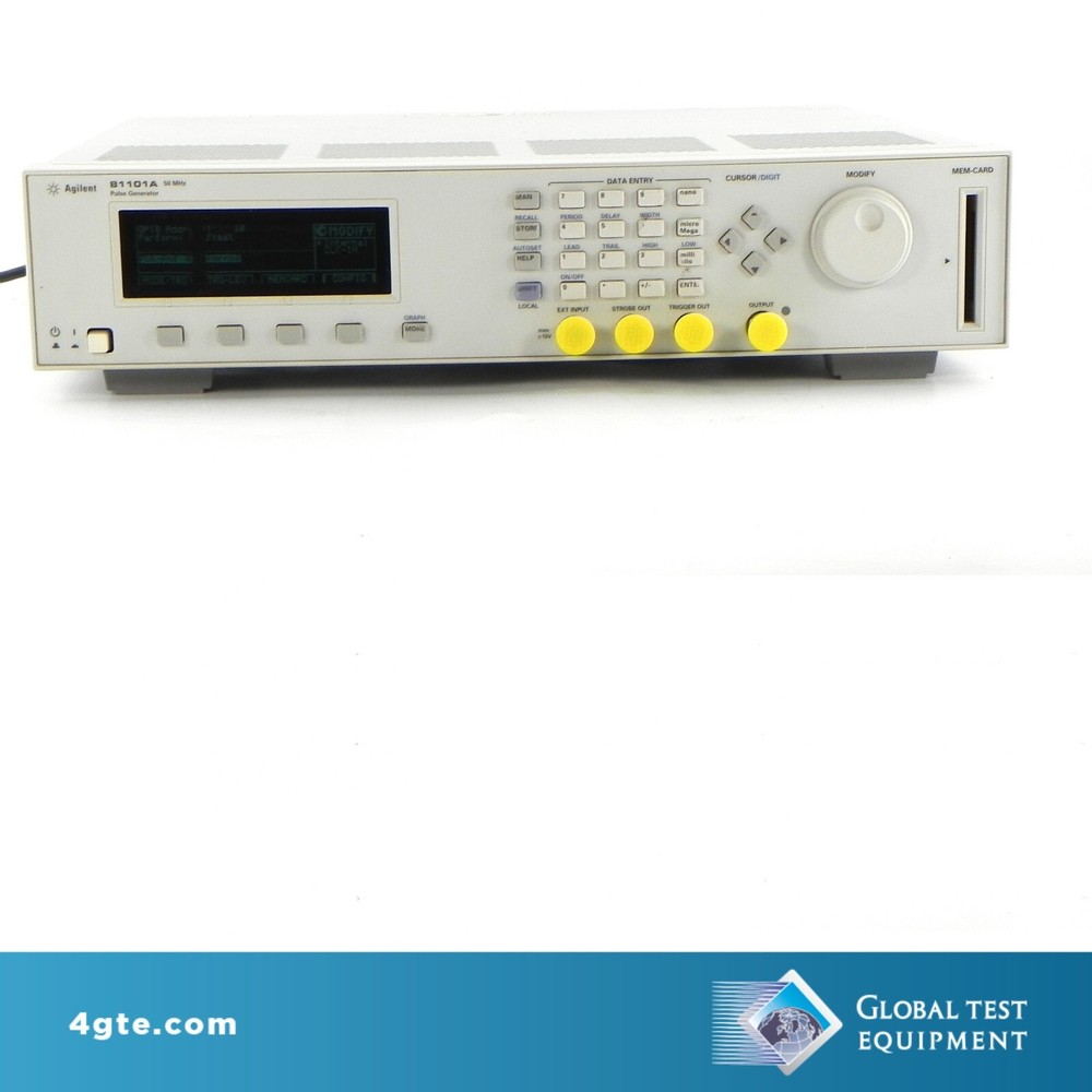 Keysight 81101A Pulse Generator, 50 MHz, Single Channel - AS IS