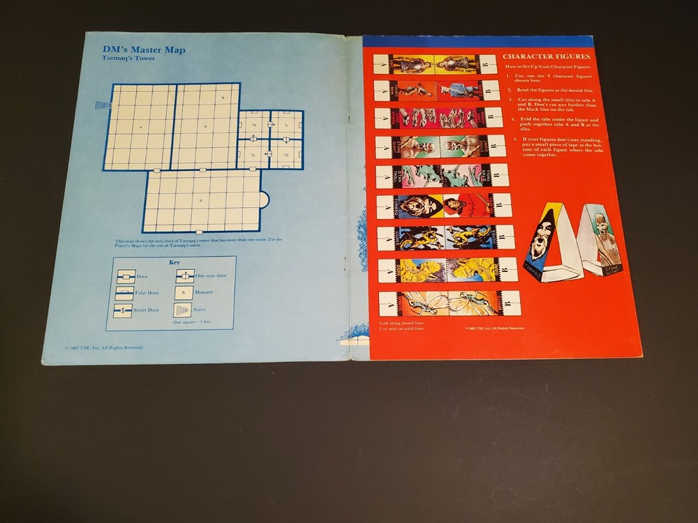 Dungeons & Dragons: Gemma And Staff 1983 ☆ D&D ☆ TSR ☆ Authentic ☆