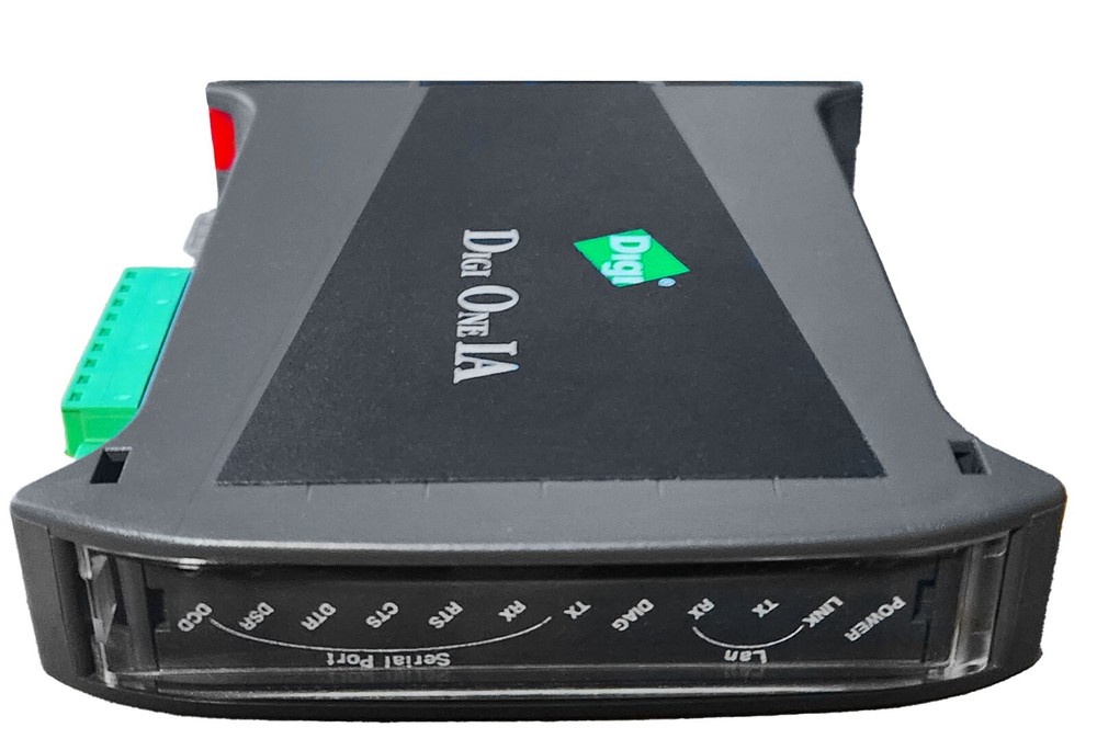 DIGI ONE IA SERIAL TERMINAL SERVER COMPLETE w/REALPORT SOFTWARE, ADAPTERS & PS