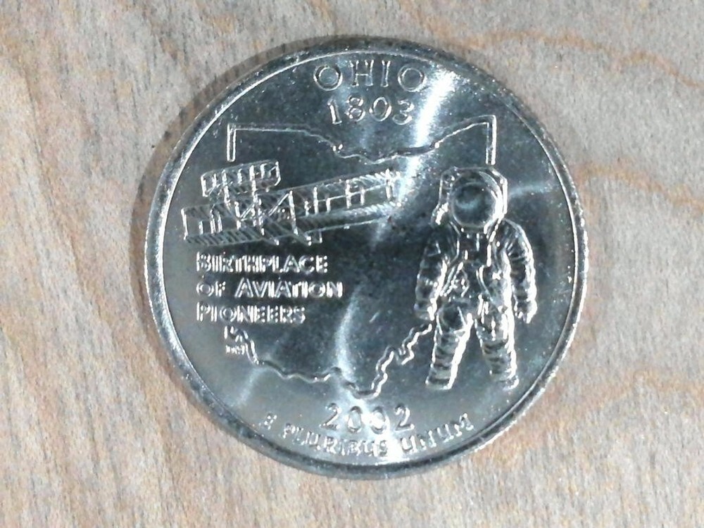 2002 D Ohio State Quarter Actual Coin # 2