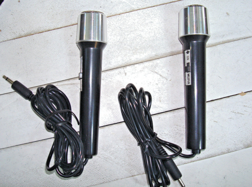 Vintage Mura Dynamic Microphones - Two Pack