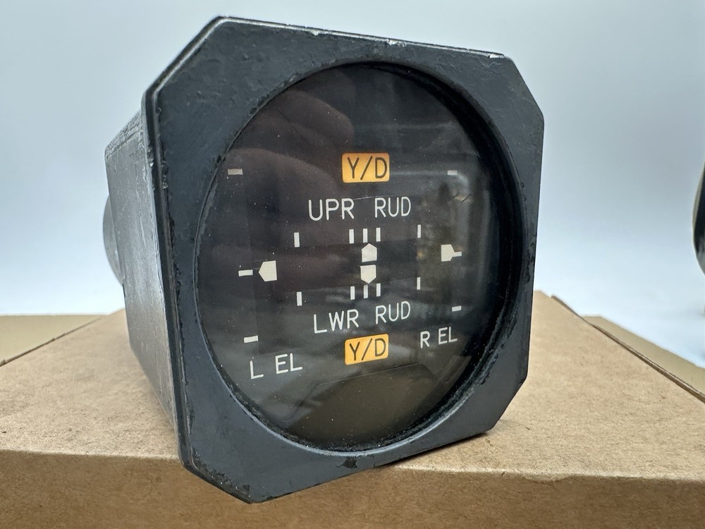 Weston Course Indicator Elevator And Rudder Position Vintage Aircraft Instrument