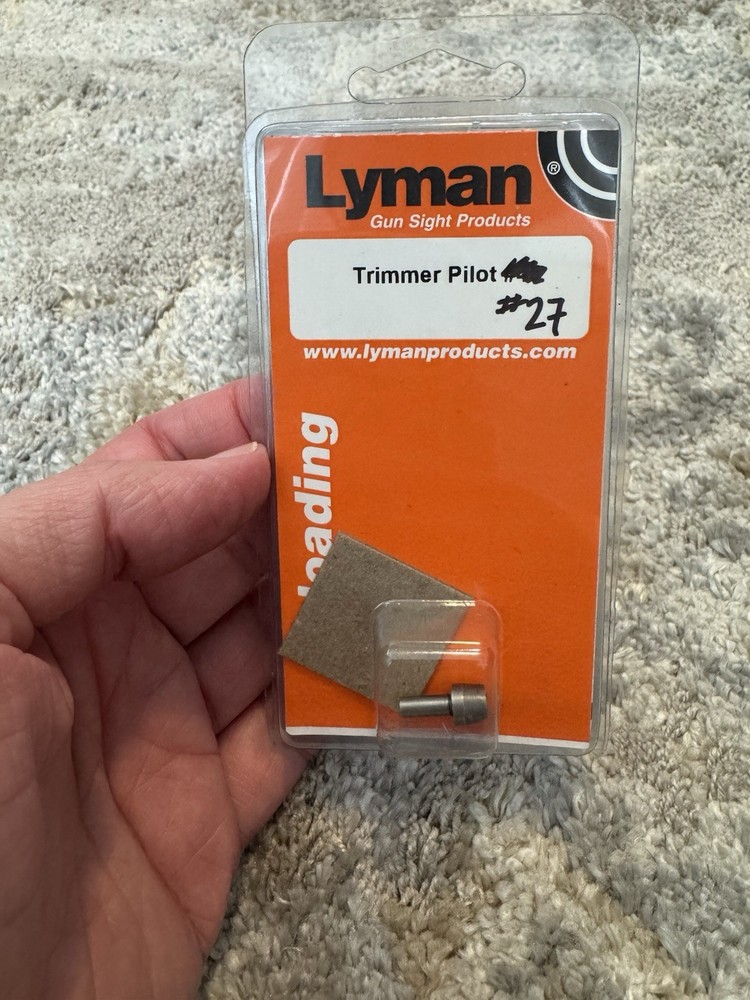 Lyman Case Trimmer Pilot #27 (.277 Cal)
