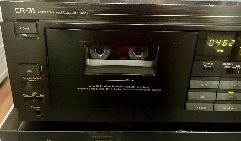 Nakamichi Model CR-7A Cassette Deck w/ Original Nakamichi Remote
