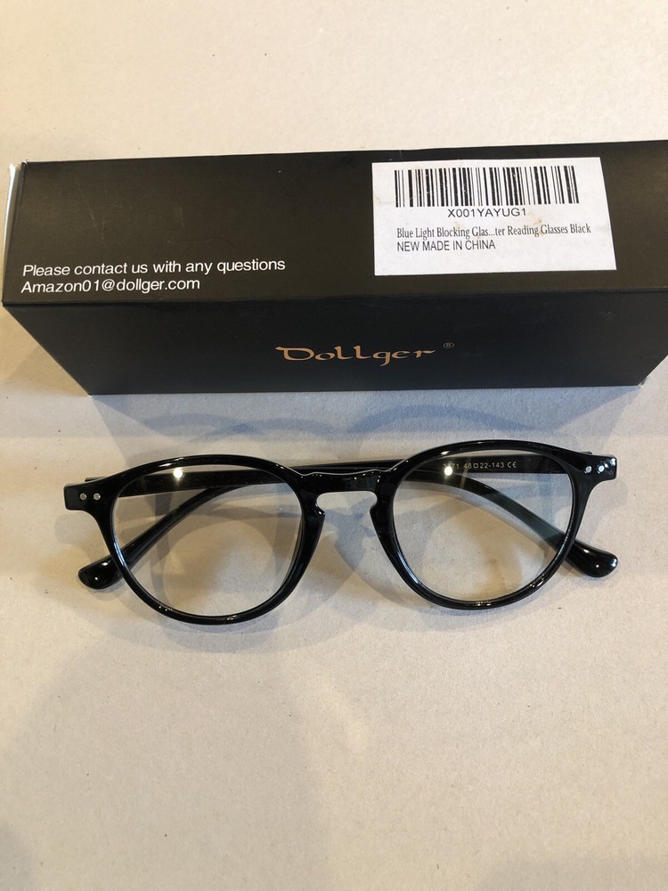 Dollger Blue Light Blocking Glasses Black