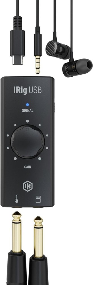 IK Multimedia iRig USB USB-C Guitar Recording Interface