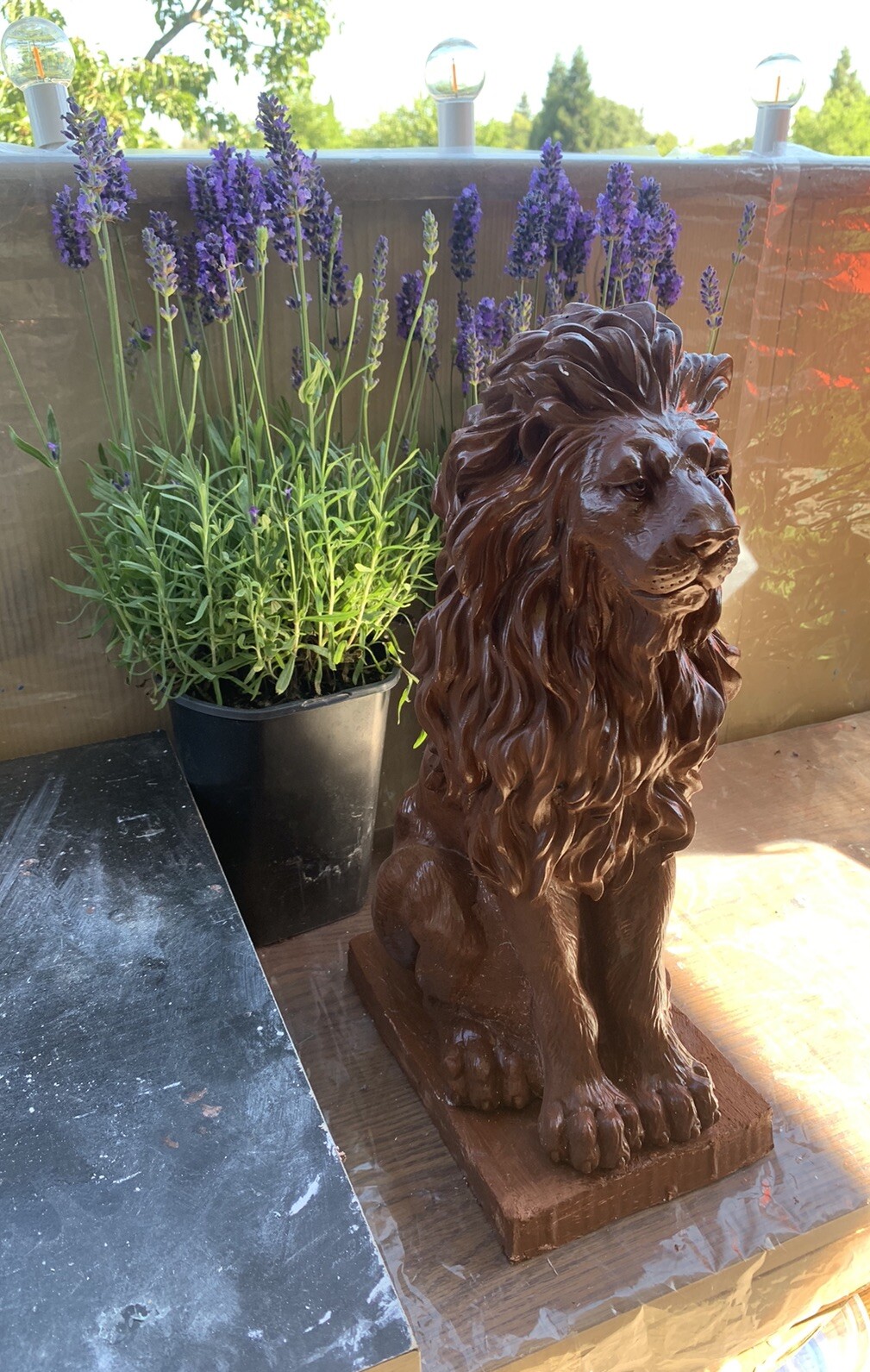 LATEX RUBBER MOLD Only YKM-L5014 Lion H. 16” Casing Sold Separately Made In USA