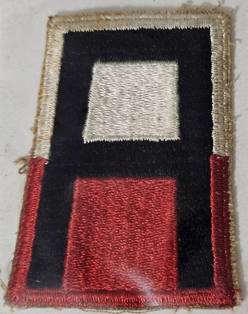 ORIGINAL WWII US FIRST 1ST ARMY SLEEVE INSIGNIA PATCH-