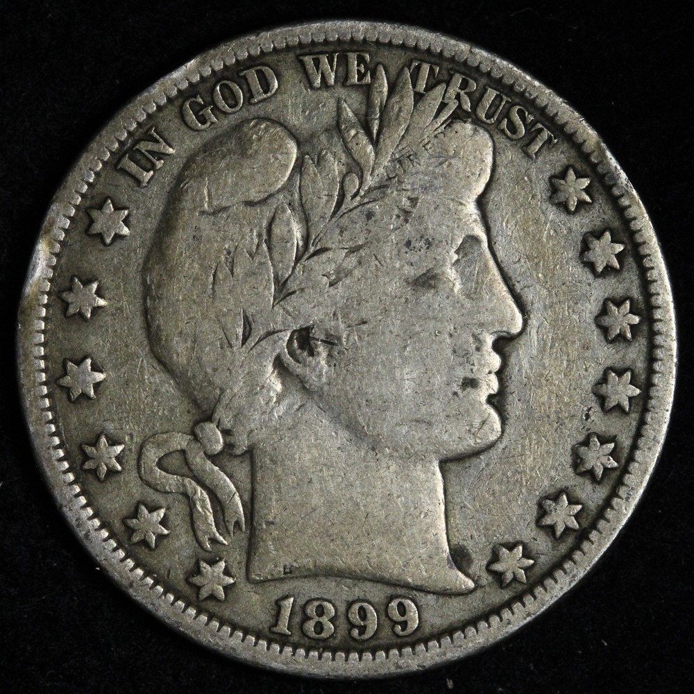 1899-O Barber Silver Half Dollar VF E350 SKIMY
