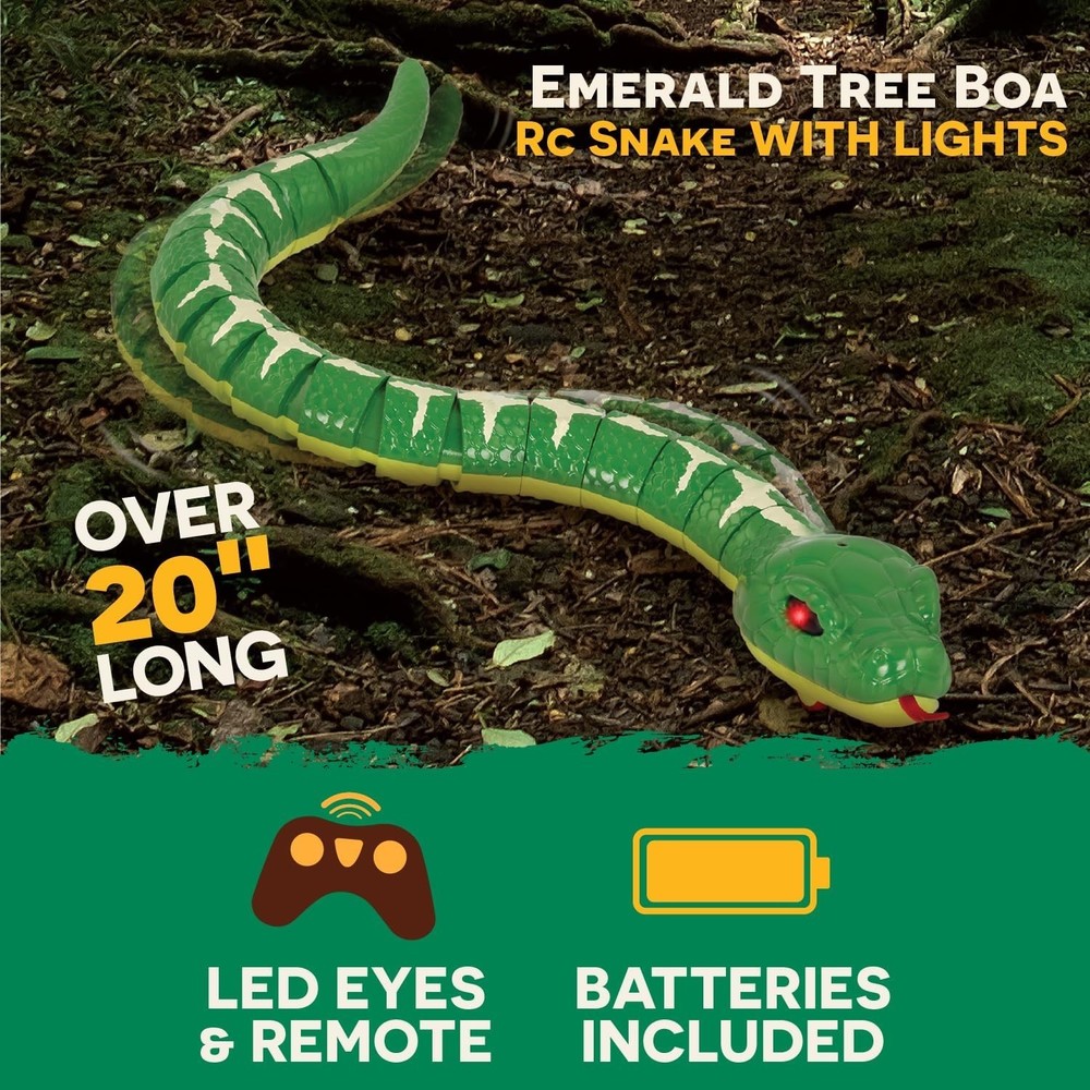 RC Snake Toy Green