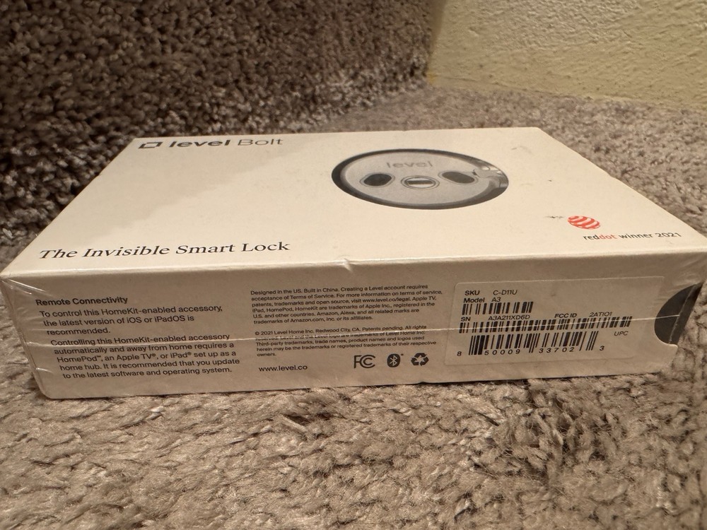 Level Bolt The Invisible Smart Lock