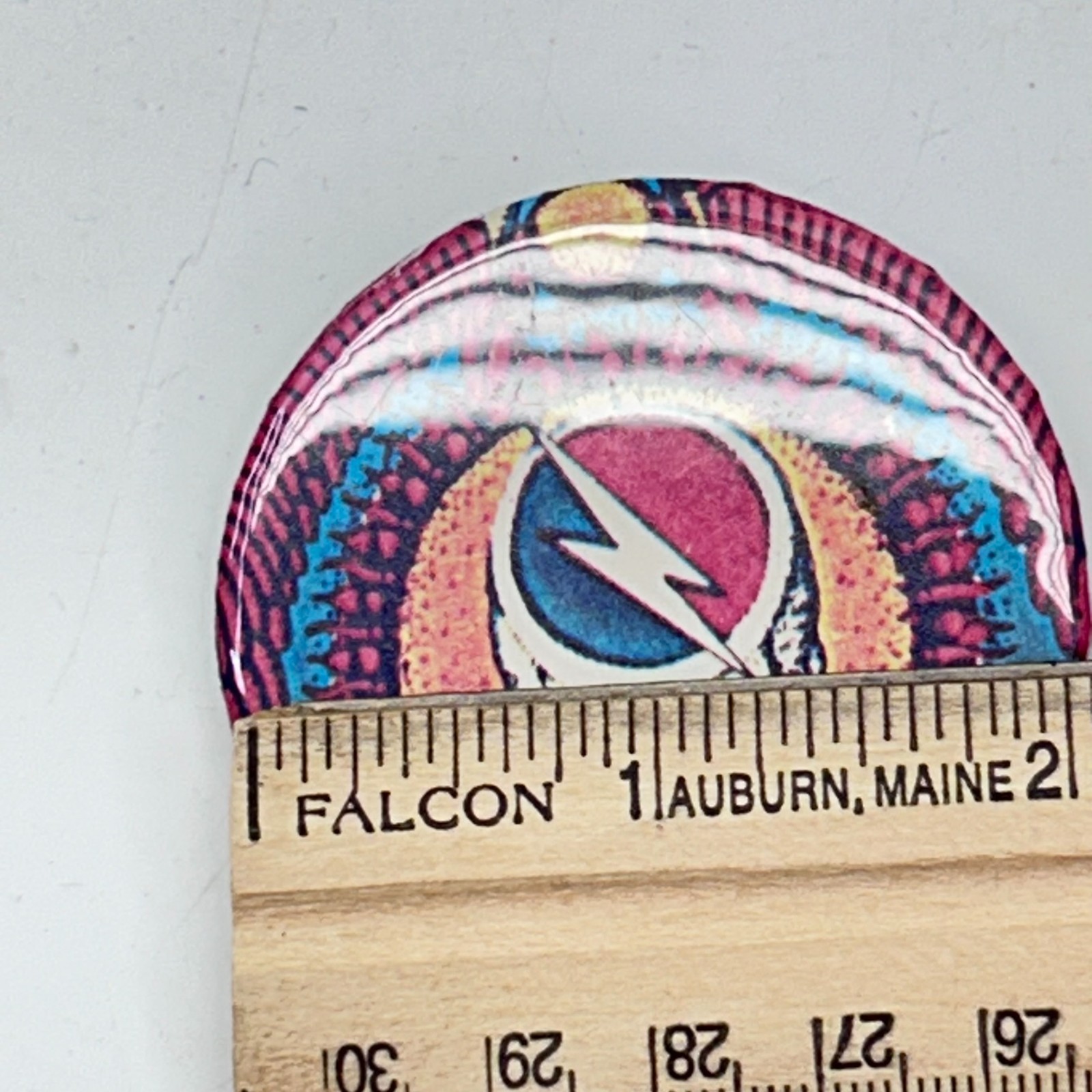 VTG Grateful Dead Steal Your Face SYF Lightning Pinback Button