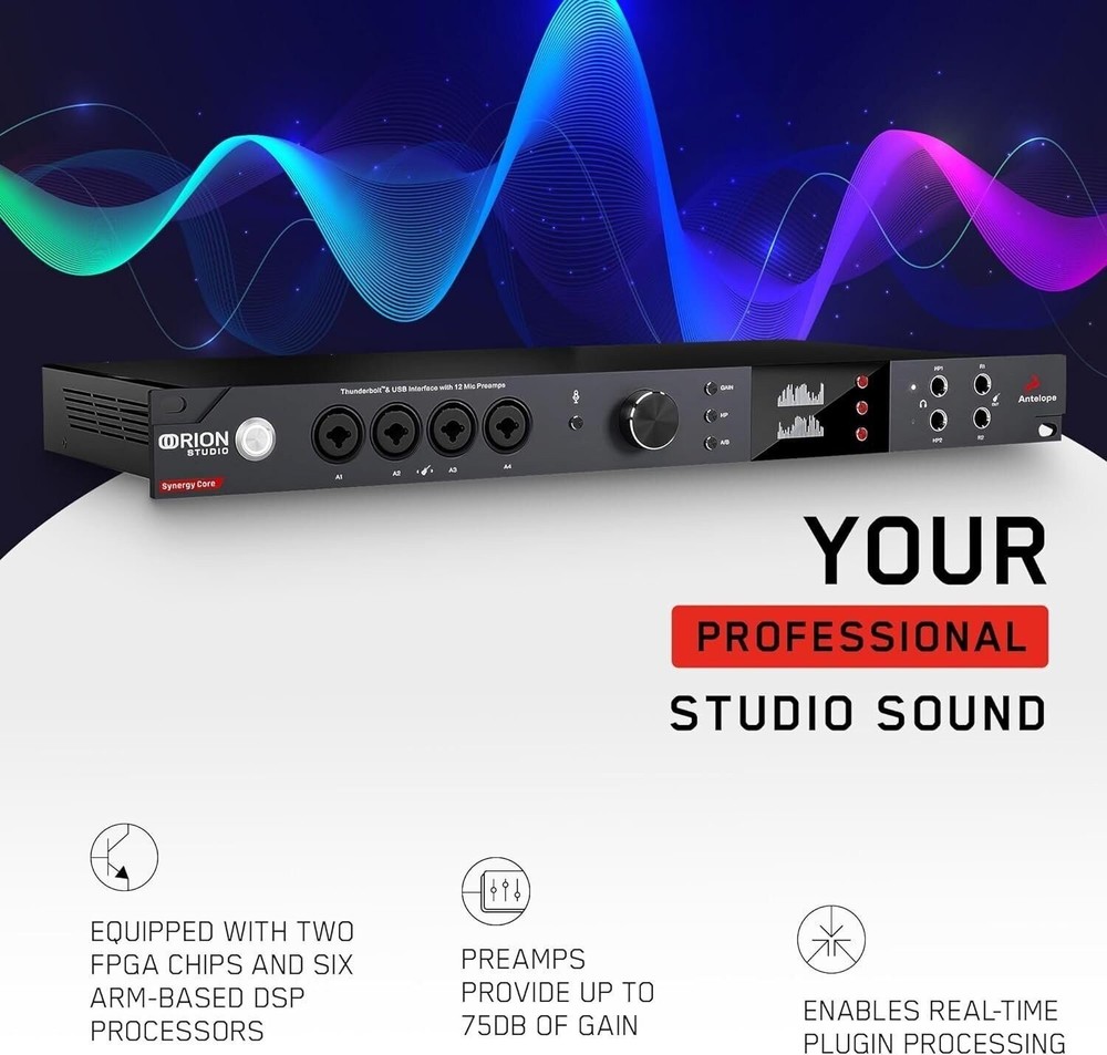 Orion Studio Synergy Core Thunderbolt 3 Interface and USB Audio Interface...