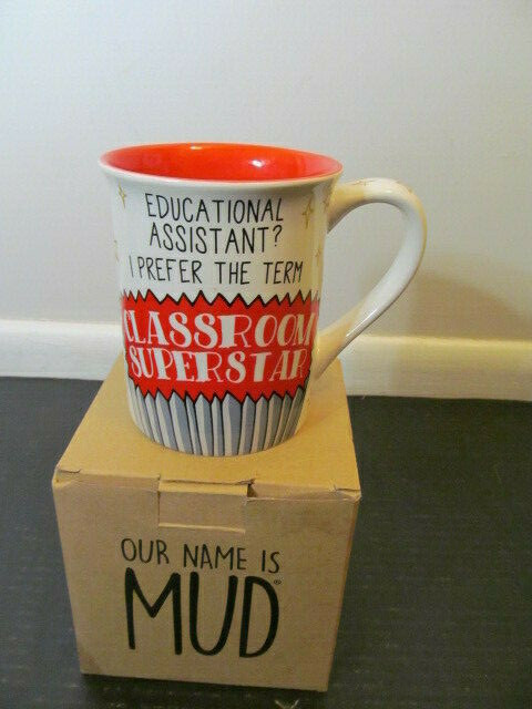 Enesco Teacher Assistant Star Mug 16 oz
