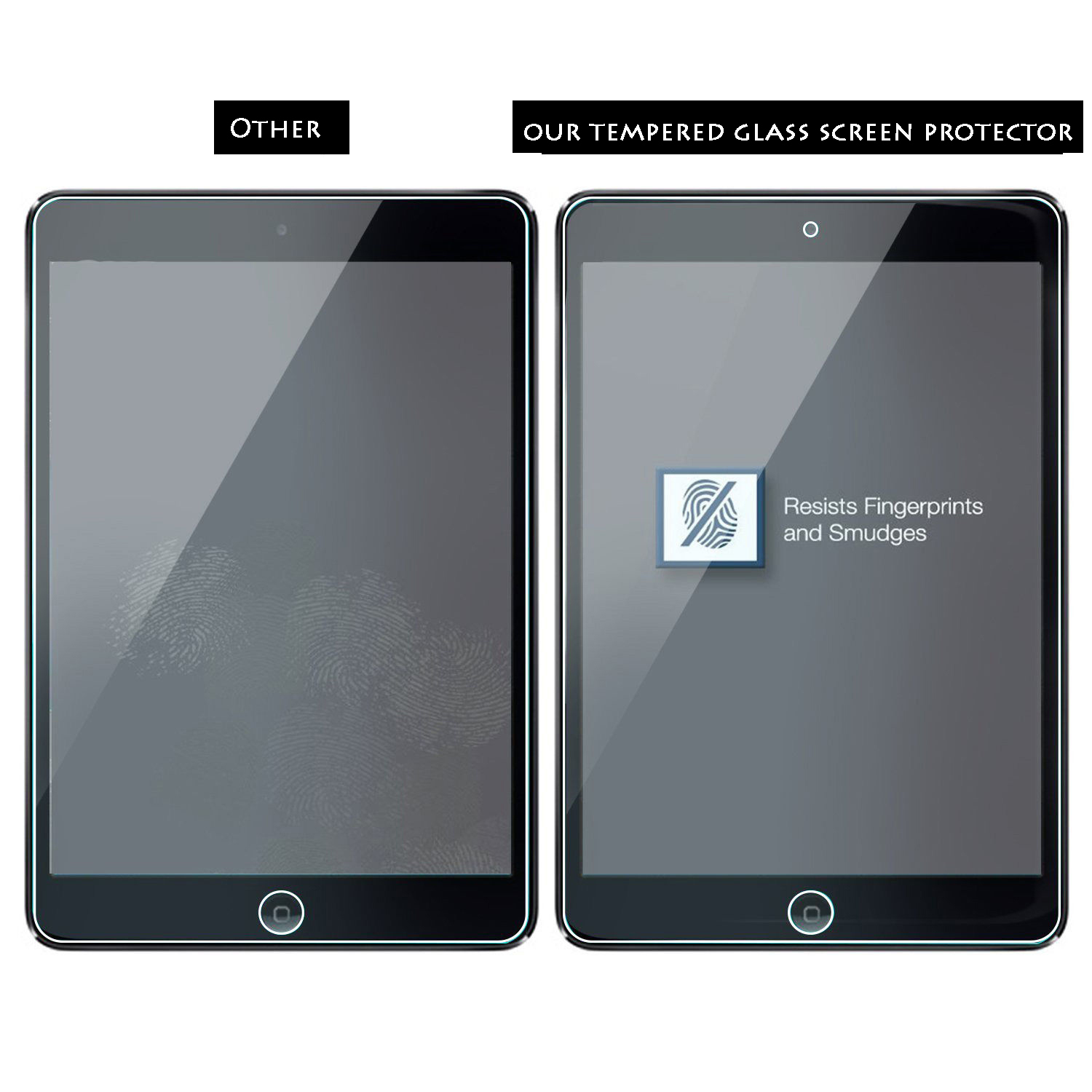 [3-Pack] Tempered Glass Screen Protector For iPad 9.7 2 Mini 4 Pro Air 4th 6th